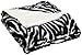 Northpoint Wild Side Faux Fur Sherpa Throw, Zebra