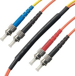 1M ST/ST Mode Conditioning Fiber Optic Cable (9/125-62.5/125)
