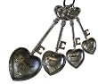 Ganz Measuring Spoons Set - Keys to Love