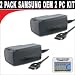 Original OEM Set of 2 Travel Chargers for your Samsung Rugby A837 + DBROTH Cloth