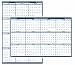 House of Doolittle Write-On/Wipe-Off Academic July 2012 to June 2013 Wall Planner 24 x 37 Inches Vertical and Horizontal Formats Recycled (HOD395)