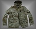 Alpha Industries M65 Rod mit Innenfutter und Kapuze, oliv oder greyblack