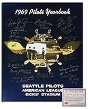 1969 Seattle Pilots MLB Team Signed 16x20 Photograph Yearbook Cover
