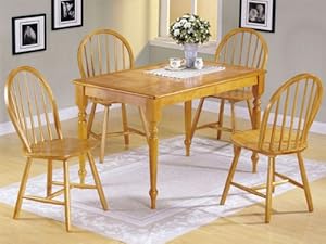 Farmhouse Design Oak/terracotta Tile Top Table Acs20596 20482oak