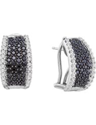 1.51CTW WHITE AND BROWN ROUND DIAMOND LADIES FASHION EARRINGS