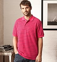 Blue Harbour Pure Cotton Stripe Polo Shirt Blue Harbour Pure Cotton Stripe Polo Shirt