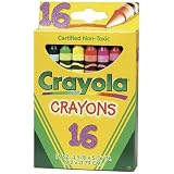 Binney & Smith Crayola(R) Standard Crayon Set, Tuck-Box, Assorted Colors, Box Of 8
