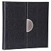 HENZO Fotoalbum - SCHWARZ - Kunstledereinband - 35 x 34 cm - Album - 40 schwarze Seiten - Lederalbum - Magnetverschluss