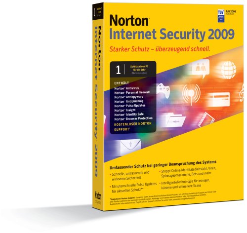 Norton Internet Security 2009 1 Benutzer - deutsch