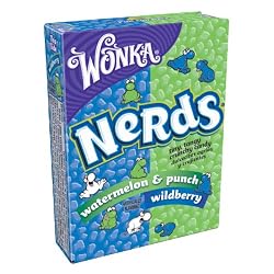 Wonka Nerds, Wildberry and Watermelon Punch, 1.65-Ounce Packets (Pack of 36)