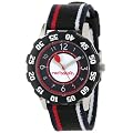 Red Balloon Kids' W000349 Red Balloon Sporty Boy Tween Stainless Steel Black Bezel Sport Stripped Strap Watch