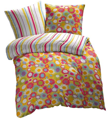 CASA d'ORS12-00040Linon-Bettwaesche DOROTHE 135 x 200 cm 100% Baumwolle