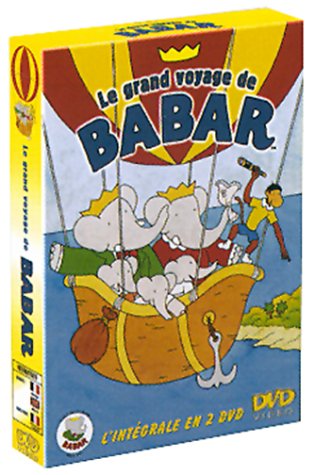 Coffret Le Grand voyage de Babar 2 DVD - Vol.1&2 : Le Départ / Au pays des jeux / Au pays des pirates / Au pays du bonheur