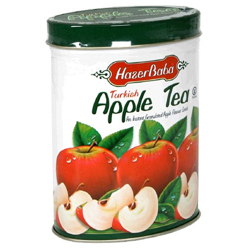 Hazer Baba Apple Tea, Turkish, 8.8-Ounce Tins (Pack of 4) by Hazer Baba