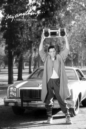 Say Anything (John Cusack Holding Up Radio) Movie Poster Print - 24