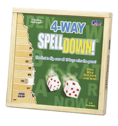 51DQ1T76FHL 4 Way Spelldown Wooden Game