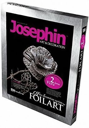 Josephin Foil Arts Silver Rose by Josephin