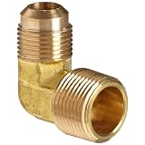 Buy Anderson Metals Brass Tube Fitting, 90 Degree Elbow, Flare x NPT Male