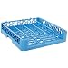 Carlisle RPC14 OptiClean Plate Cover Rack, Polypropylene, 20.88" Length, 20.88" Width, 4.00" Height, Blue (Case of 3)