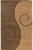 Swirl Rug, 36"X56", TAN