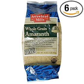 Arrowhead Mills Organic Whole Grain Amaranth, 1-Pound Unit (Pack of 6)