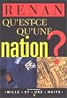 Qu'est-ce qu'une nation