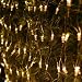 Warm White LED Net Light (1.5m x 1.5m) with transparent wire. Suitable for outdoor use.