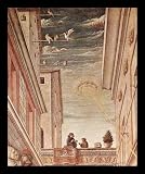 Carlo Crivelli (Maria proclamation with the Emygdius of Ascoli Piceno, detail) Gold Wood-Mounted Art Poster Print - 13