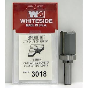 Whiteside - WS3018 - 1 1 8 Template Bits with Ball Bearing Guide by Whiteside