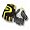 Black/Yellow