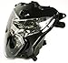 2004-2005 Suzuki GSXR 600 750 Motorcycle Black Headlight with Relfective Chrome Interior Assembly