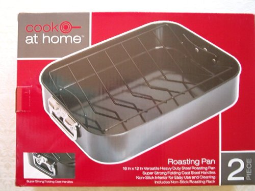 Cook at Home Roasting Pan, Black