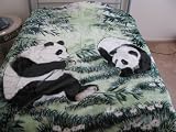 Korean Style Queen Blanket Panda