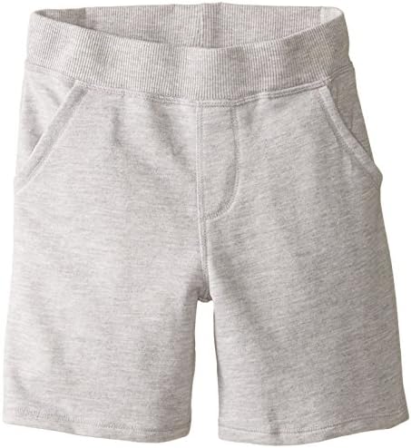 Charlie Rocket Little Boys' French Terry Shorts, Heather Grey, 5