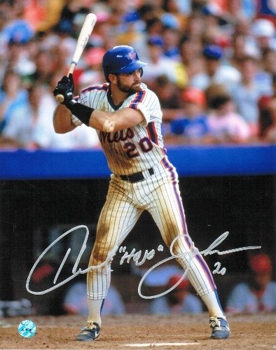 Howard Johnson New York Mets Autographed/Hand Signed 8x10 Photo Inscribed ''HOJO''