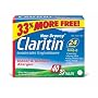 Claritin Allergy 24 hr, 10mg, 30-Count Box +10 Bonus Tablets