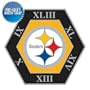 2009 Pittsburgh Steelers NFL Super Bowl Championship Executive Cufflinks w/Jewelry Box