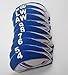 HIFROM Golf US Flag Neoprene Golf Club Head Cover Wedge Iron Protective Headcover for Most Brands White & Blue