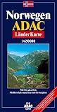ADAC Karte, Norwegen: Register: Legende, Nebenkarten Svalbard und Jan Mayen, Citypl&auml;ne, Ortsregister mit Postleitzahlen - Karte: Sehensw&uuml;rdigkeiten, .. - Nationalparks, landschaftlich sch&ouml;ne Strecken - ADAC Kartografie