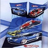 Eigenschaften Herding / Hot Wheels Linon Bettwäsche in blau 80x80 / 135x200 cm Original Lizenzartikel