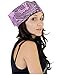 Sunshine Joy Paisley Hippie Bandana 22x22 Inches - Electric Purple