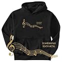Sweatshirt Black " Scandinavian Death Metal Notes " Music