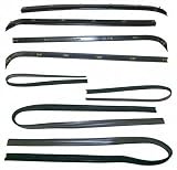 78-79 FORD BRONCO FRONT DOOR WEATHERSTRIP SET SUV, Deluxe Beltline Kit, 6pcs (2 Inners, 2 Outers, Complete Run Channels), Do-it-Yourself-Kit (1978 78 1979 79) F450710 N/A