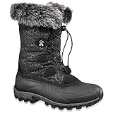 Kamik Women's Momentum Snow Boot,Black,8 M US