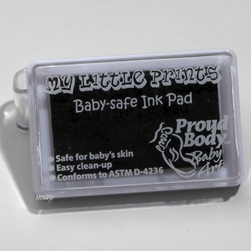 Proudbody My Little Prints Baby-Safe Ink Pad, Black