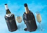 Vacu vin 3887360 Set Rapid Ice Wein-, Champagnerkühler Klassik