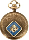 Shaghafi Herren-Taschenuhr Mechanische Skelett 485063000008