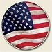 AutoCoaster 082 ~ American Flag ~ Tile Drink Coaster for car cupholder