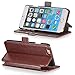 iPhone 6 Wallet Case - VENA [vFolio] Slim Vintage Leather Wallet Stand Case with Card Slots for Apple iPhone 6 (4.7