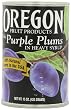 Oregon Fruit Whole Purple Plums in Heavy Syrup, 15-Ounce Cans (Pack of 8)